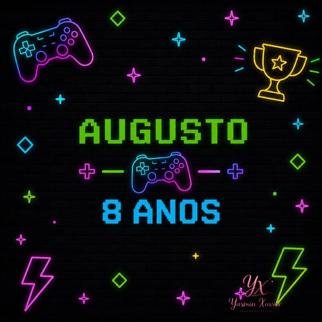 Identidade visual personalizada com tema gamer