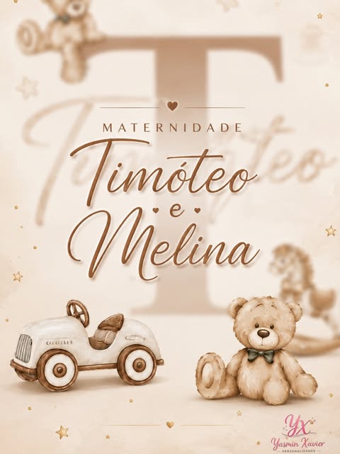Papelaria personalizada para maternidade